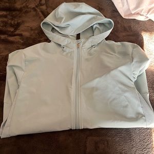Lulu Lemon Blue Windbreaker/Light Jacket